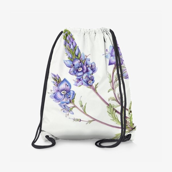 Рюкзак «Сиреневый цветок вероники крымской»