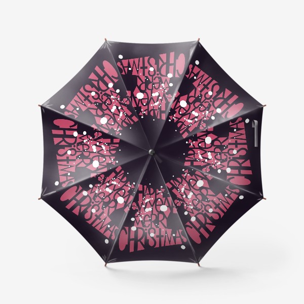 Зонт «С новым годом и рождеством»