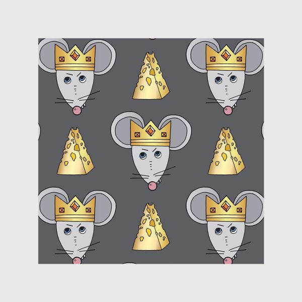 Шторы «Крыса король и сыр»