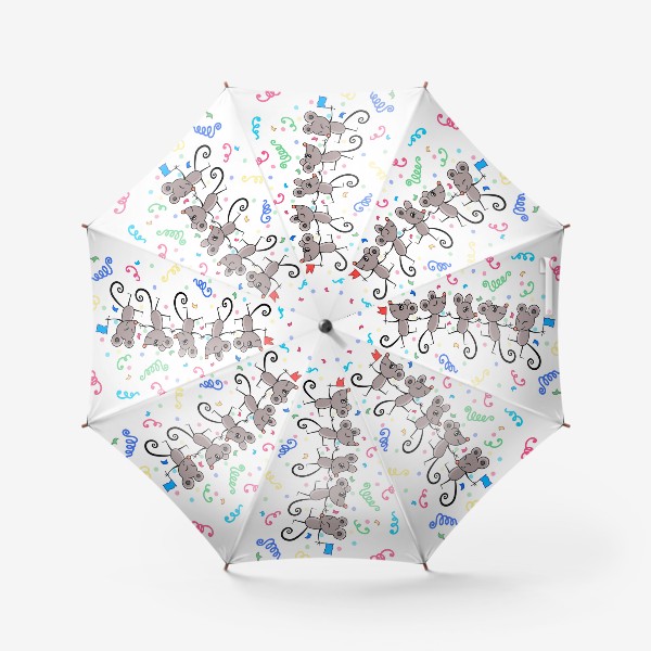 Зонт «Мышиный праздничный хоровод»