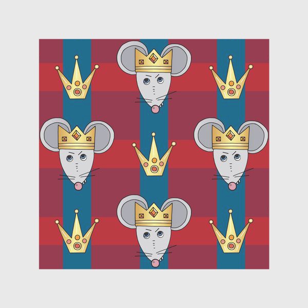 Скатерть «Крыса с коронами»