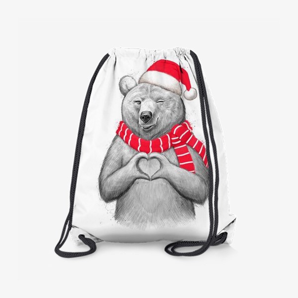 Рюкзак «Новогодняя медведица»