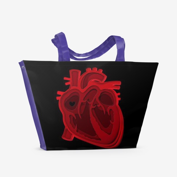 Пляжная сумка «У меня есть сердце»