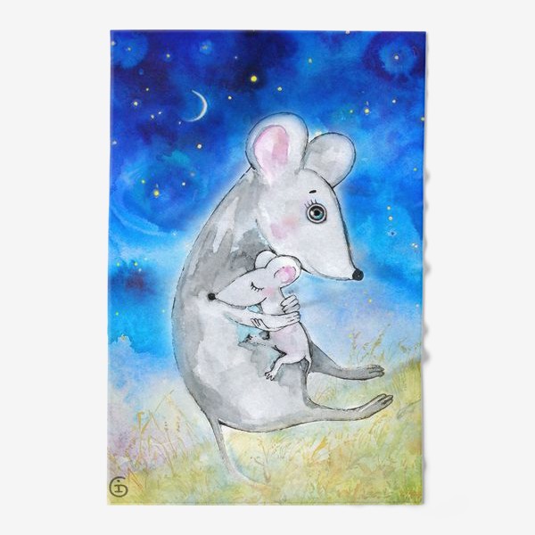 Полотенце «Мама мышка и мышонок»