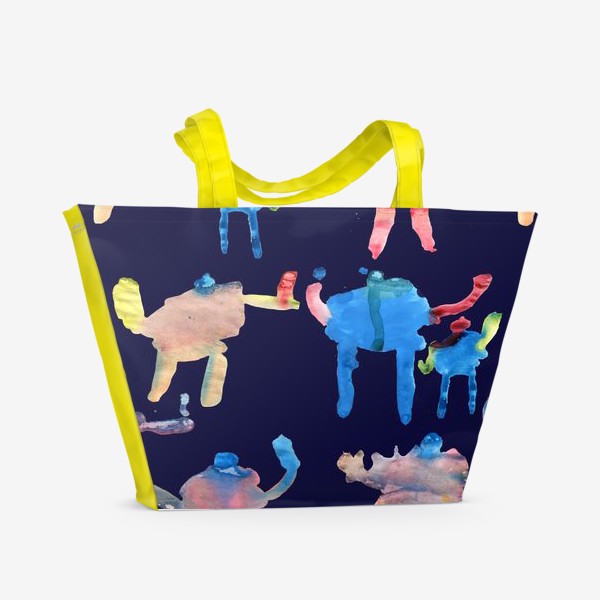 Пляжная сумка «Детский принт "Танцульки"»