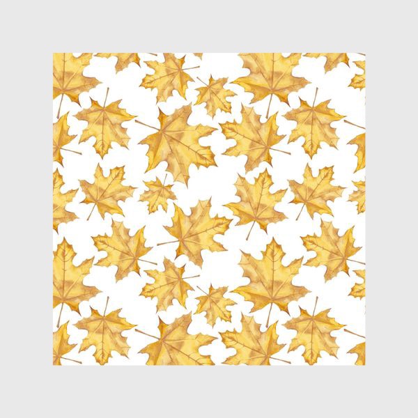 Шторы &laquo;Кленовые листья. Осенний акварельный узор&raquo;