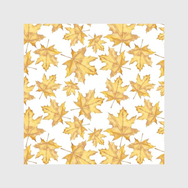 Скатерть &laquo;Кленовые листья. Осенний акварельный узор&raquo;
