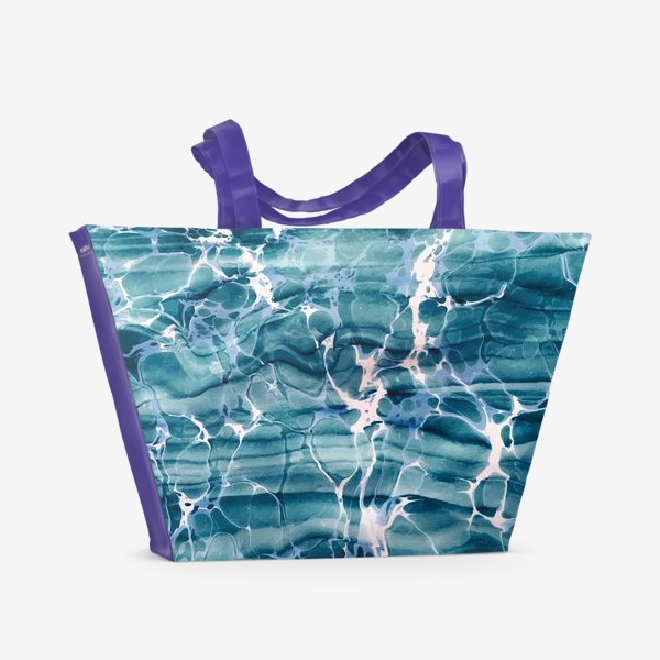 Пляжная сумка «Эбру море»