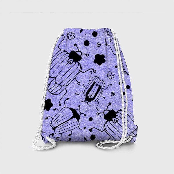 Рюкзак «Милые жуки с рожками и ножками»