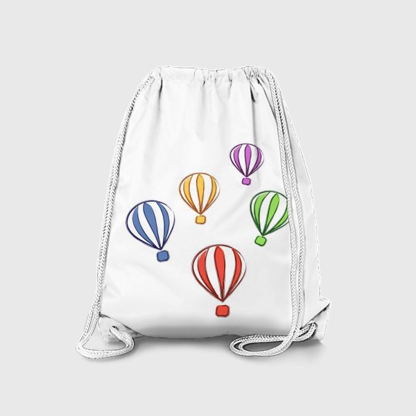 Рюкзак &laquo;цветные воздушные шары&raquo;