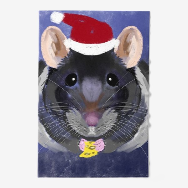 Полотенце «новогодняя крыса»