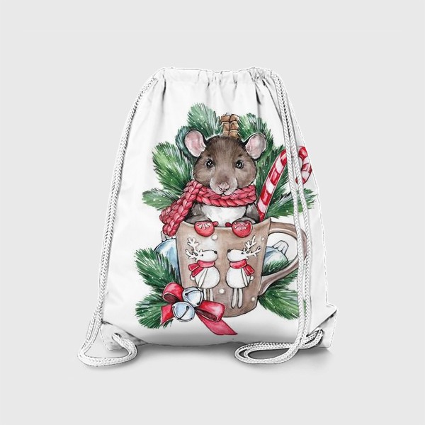 Рюкзак «Новогодняя мышка»