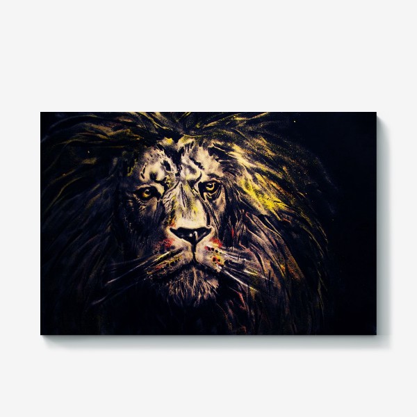 Холст «лев»