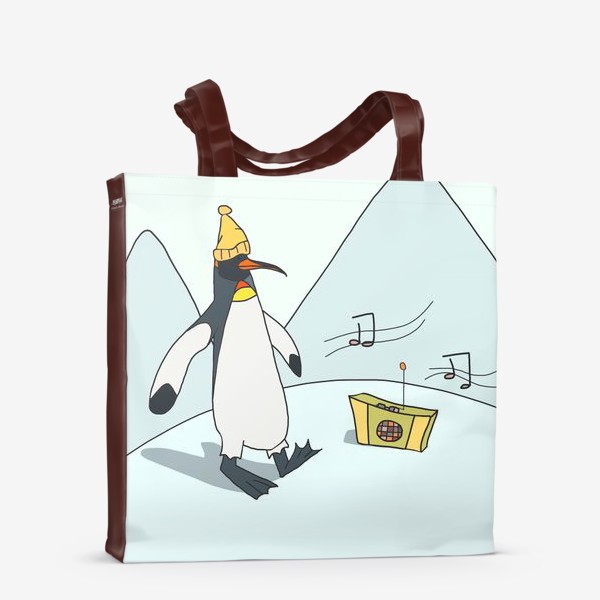 Сумка-шоппер «Танцующий пингвин»