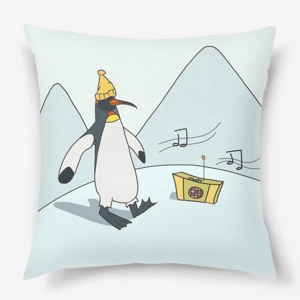 Подушка «Танцующий пингвин»
