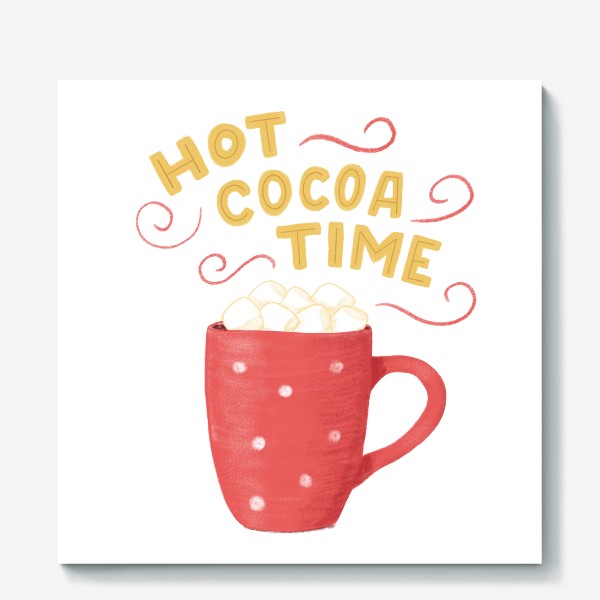 Холст «Время горячего какао»