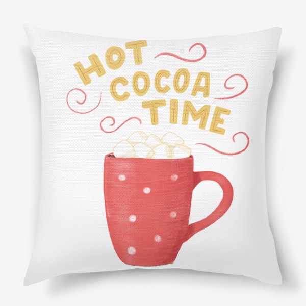 Подушка «Время горячего какао»