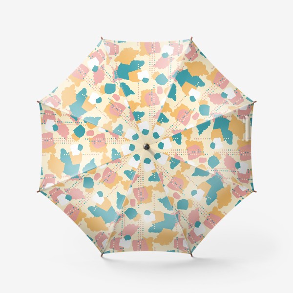 Зонт «Абстрактный паттерн пятна и точки»