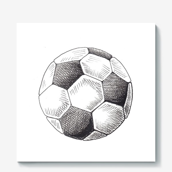 Холст «Футбольный мяч»