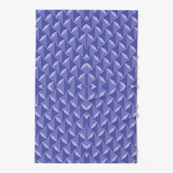 Полотенце «орнамент фиолетовый ромбы»