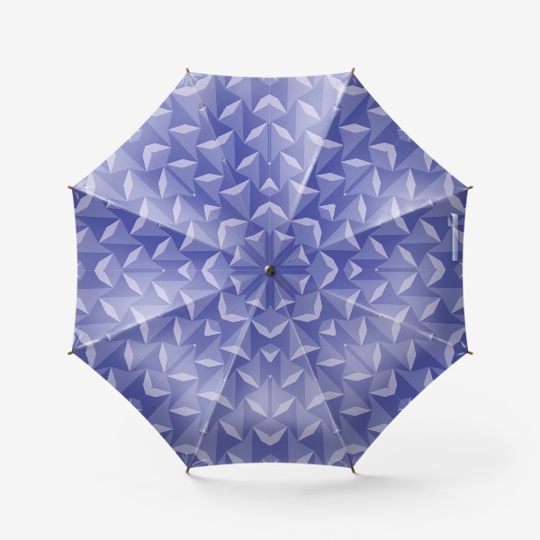 Зонт «орнамент фиолетовый ромбы»