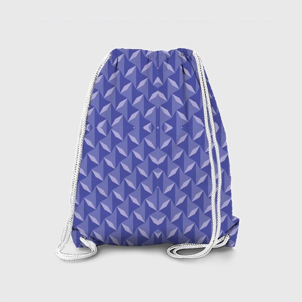 Рюкзак «орнамент фиолетовый ромбы»