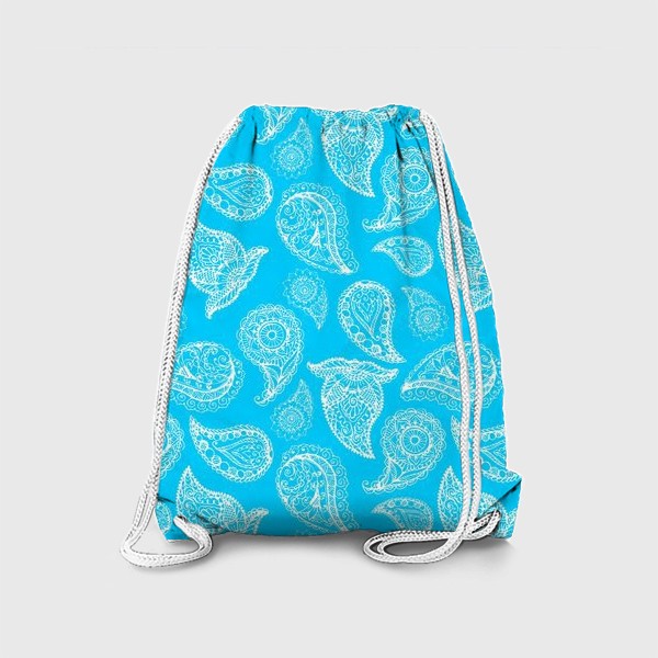 Рюкзак «пейсли на голубом»