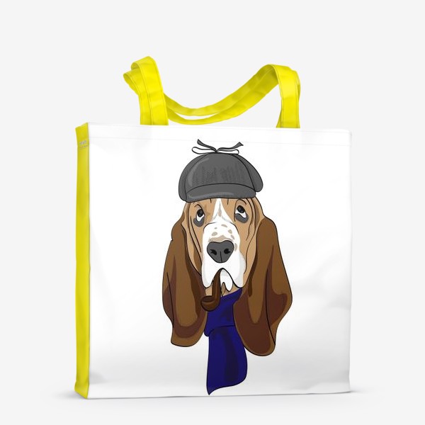 Сумка-шоппер «Собака Шерлок Холмс»