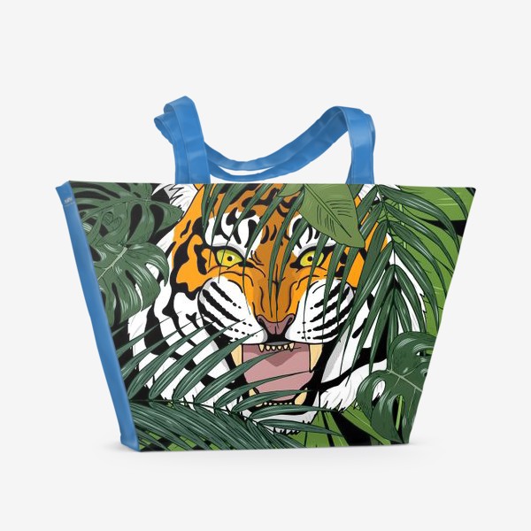 Пляжная сумка &laquo;тигр в джунглях&raquo;
