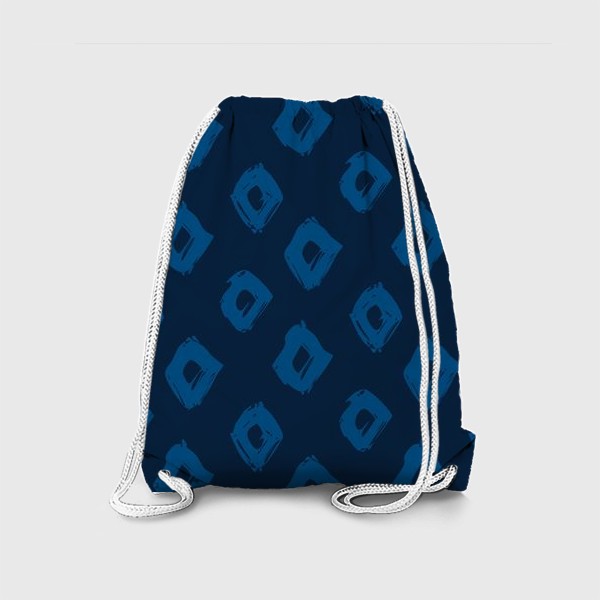 Рюкзак «Синие-синие ромбики»