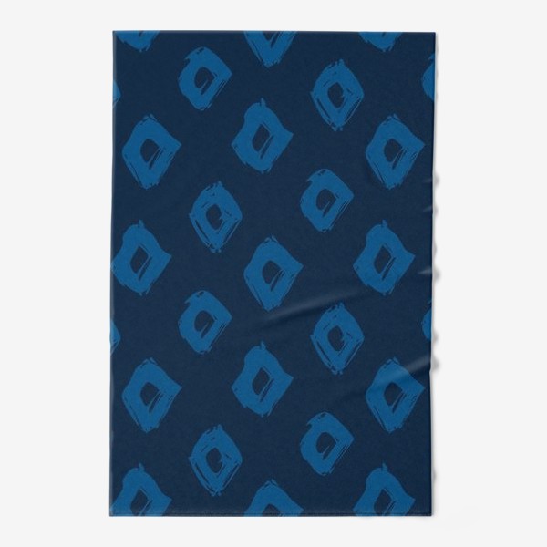 Полотенце «Синие-синие ромбики»