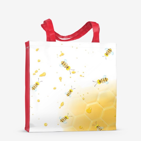 Сумка-шоппер «Пчёлы и мёд»