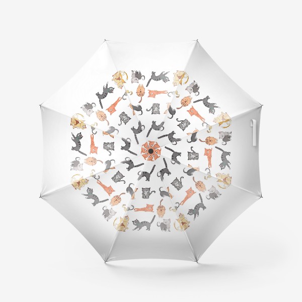 Зонт «Коты в разных позах»