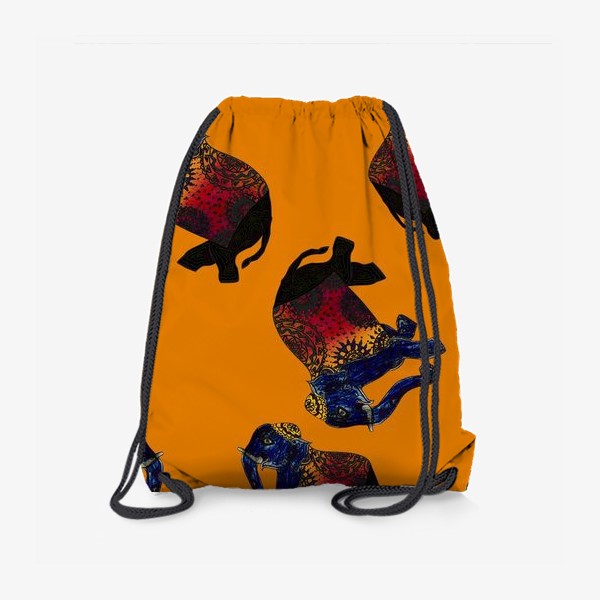 Рюкзак «Индийский слон, паттерн»