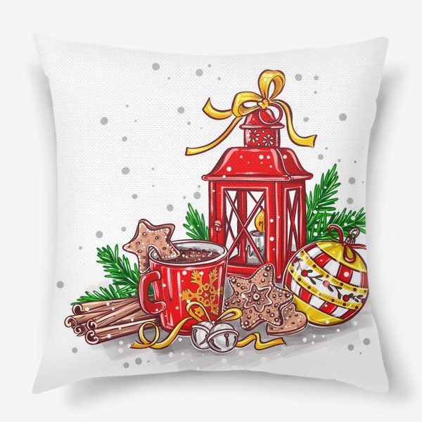 Подушка «Christmas lantern»