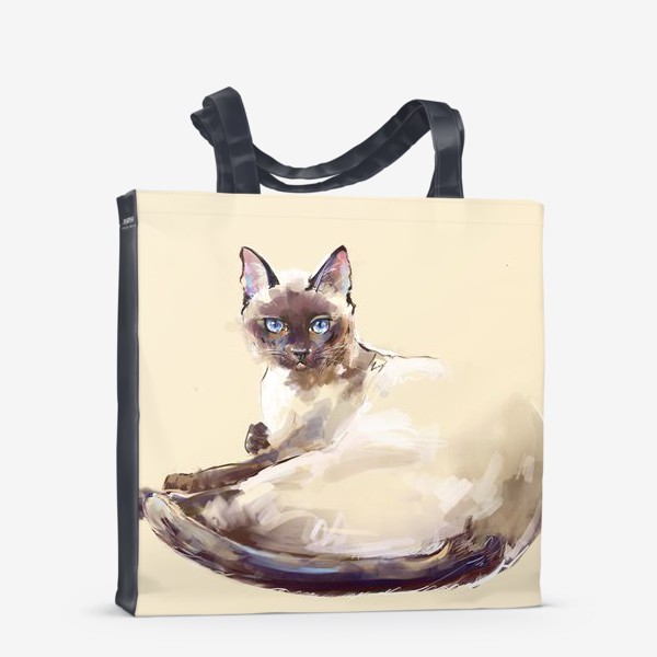 Сумка-шоппер «Сиамская кошка»