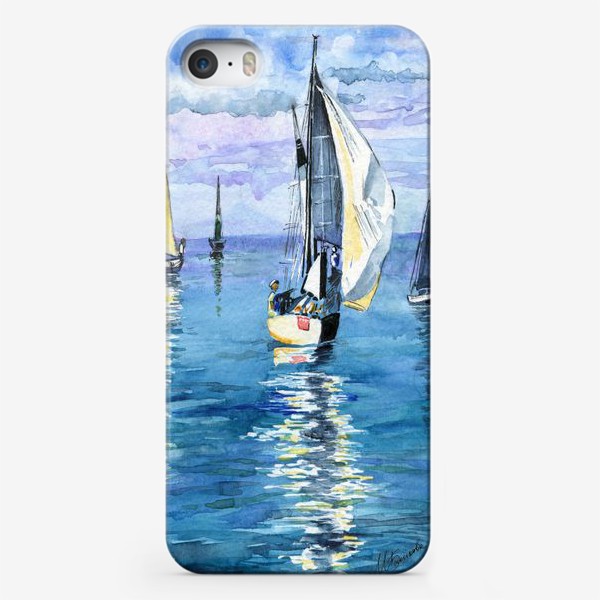 Чехол iPhone «Море. Яхты»
