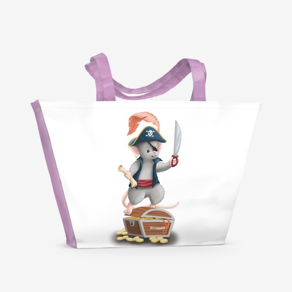 Пляжная сумка «Мышонок пират»