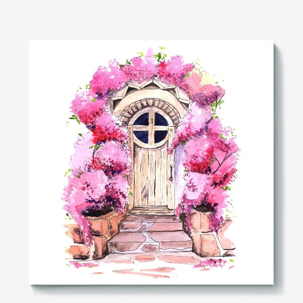 Холст «Весенняя дверь»