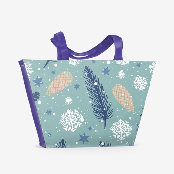 Пляжная сумка «Нежное Рождество»