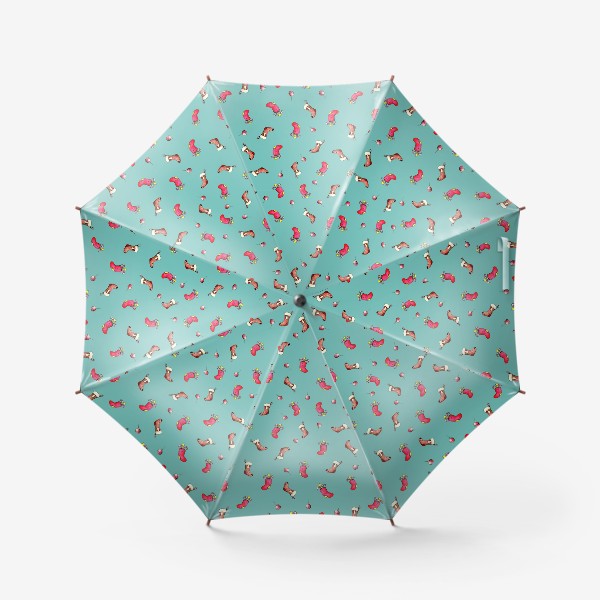 Зонт «Новогодний принт»