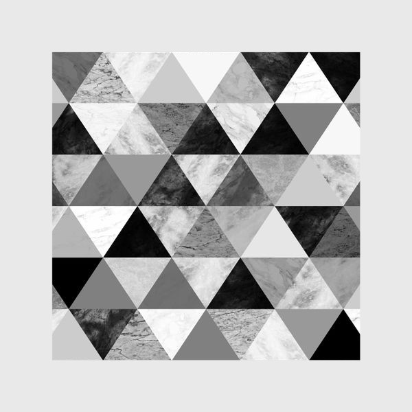 Шторы &laquo;Абстрактный паттерн, треугольники, текстура мрамора&raquo;