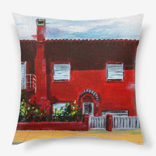 Подушка «Красный дом»