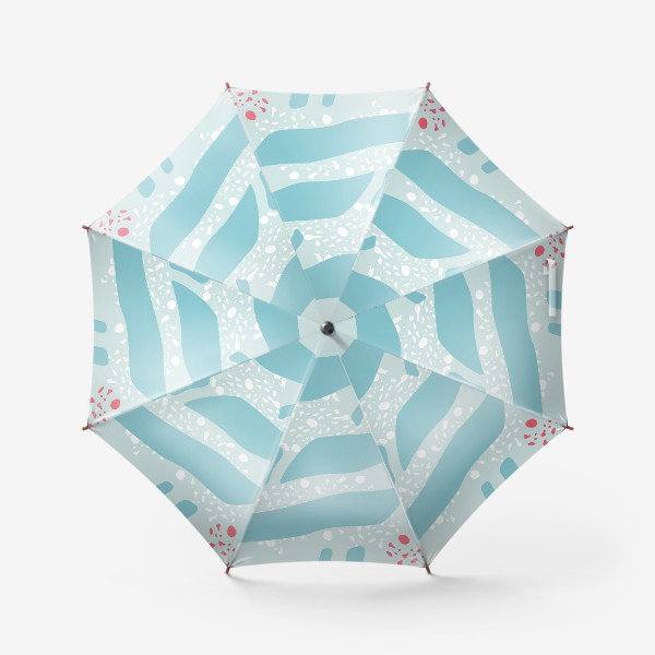 Зонт &laquo;абстрактный фон голубые полосы&raquo;