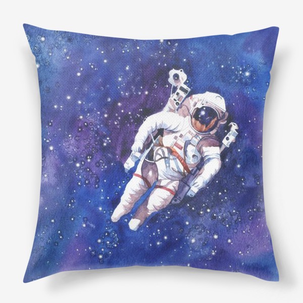 Подушка «Космонавт в космосе »