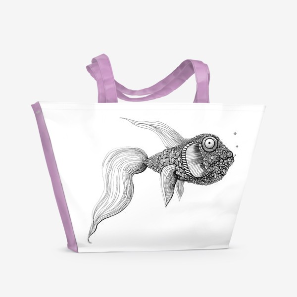 Пляжная сумка «рыбка»