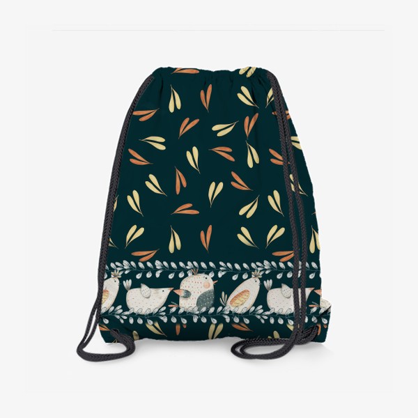 Рюкзак «птицы и травы»