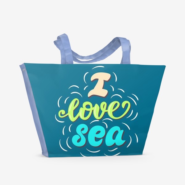 Пляжная сумка «I love sea»