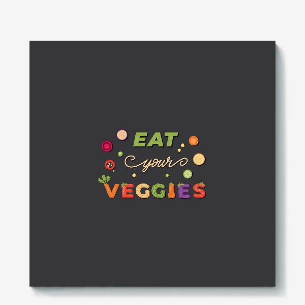 Холст «veggie posters»