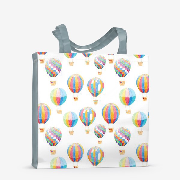 Сумка-шоппер «Паттерн с воздушными шарами»